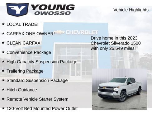 Used 2023 Chevrolet Silverado 1500 LT w/ Convenience Package II AWD/4WD image 8