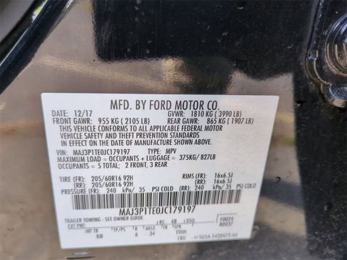 Used 2018 Ford EcoSport SE w/ SE Convenience Package image 36