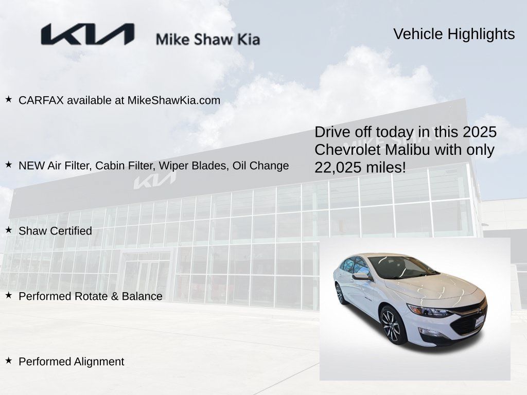 Used 2025 Chevrolet Malibu RS FWD image 9