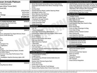Used 2023 Nissan Armada Platinum w/ Captain's Chairs Package video 1