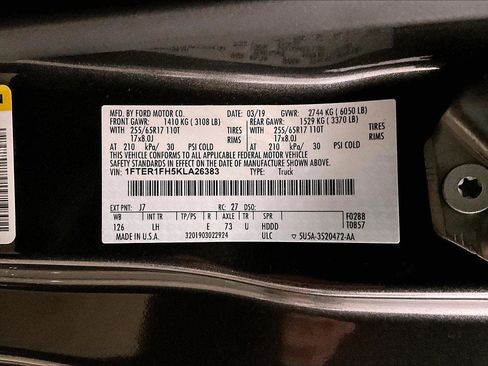 Certified 2019 Ford Ranger XL w/ Equipment Group 101A Mid image 33