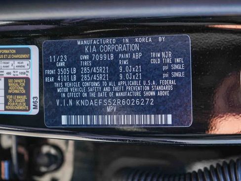 Certified 2024 Kia EV9 GT-Line AWD/4WD image 28