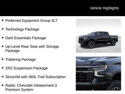 New 2026 Chevrolet Silverado 1500 ZR2 w/ LPO, Dark Essentials Package AWD/4WD image 17