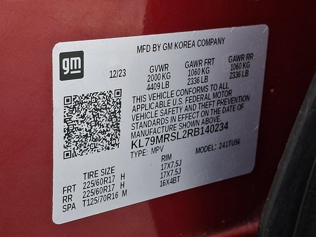 Used 2024 Chevrolet TrailBlazer LT w/ Convenience Package AWD/4WD image 28