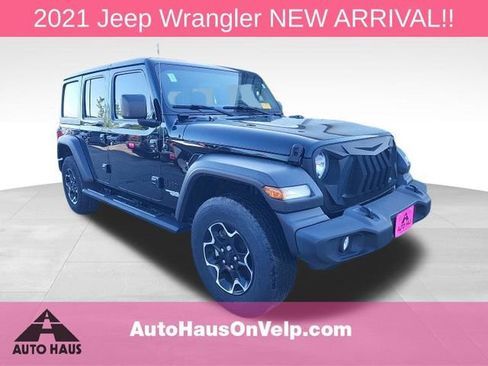 Used 2021 Jeep Wrangler Unlimited Sport AWD/4WD image 1