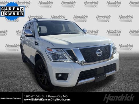 Used 2018 Nissan Armada Platinum w/ Captain Seat Package image 1