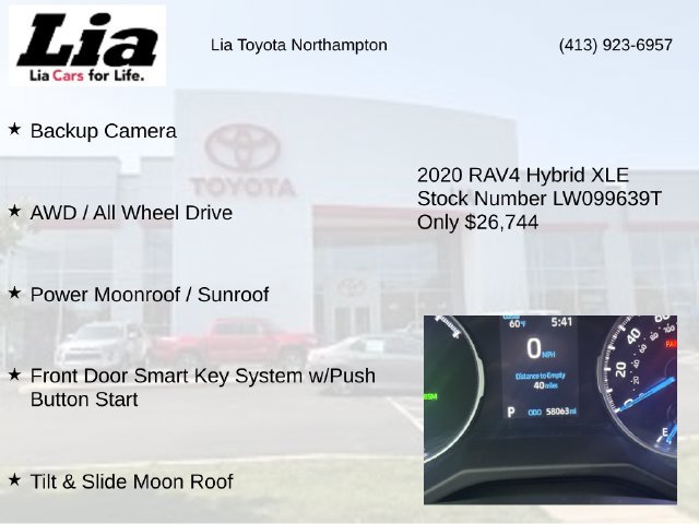 Used 2020 Toyota RAV4 XLE w/ Convenience Package AWD/4WD image 14