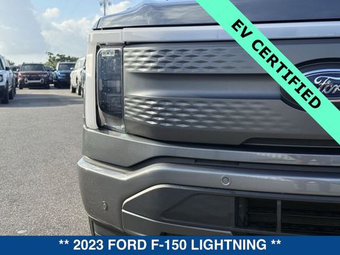 Certified 2023 Ford F150 Lightning XLT w/ Equipment Group 312A High image 9