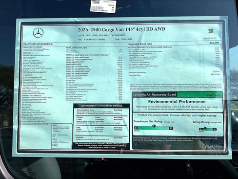 New 2026 Mercedes-Benz Sprinter 2500 image 19