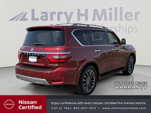 Certified 2024 Nissan Armada Platinum w/ Captain's Chairs Package RWD image 5