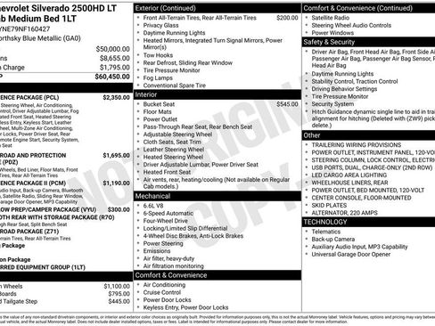 Used 2022 Chevrolet Silverado 2500 LT w/ Convenience Package AWD/4WD image 39