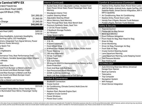 New 2026 Kia Carnival EX FWD image 11