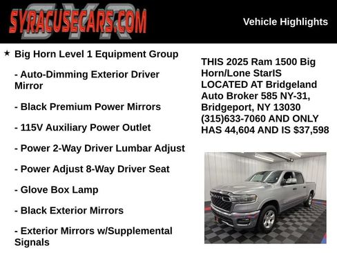 Used 2025 RAM 1500 Big Horn AWD/4WD image 6