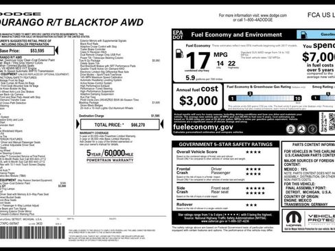 Used 2023 Dodge Durango R/T w/ Tow 'N Go Package AWD/4WD image 30