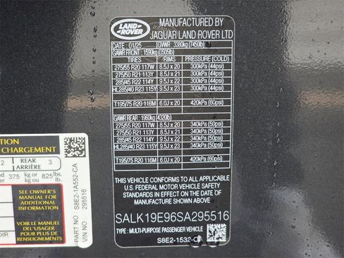 New 2025 Land Rover Range Rover Autobiography image 39