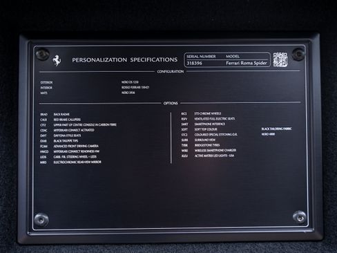 Used 2025 Ferrari Roma Spider RWD image 28