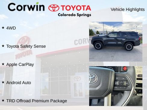 Used 2026 Toyota 4Runner TRD Off-Road Premium AWD/4WD image 14