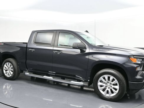Certified 2023 Chevrolet Silverado 1500 Custom w/ LPO, Dark Essentials Package AWD/4WD image 2