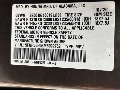 Used 2021 Honda Odyssey EX image 27