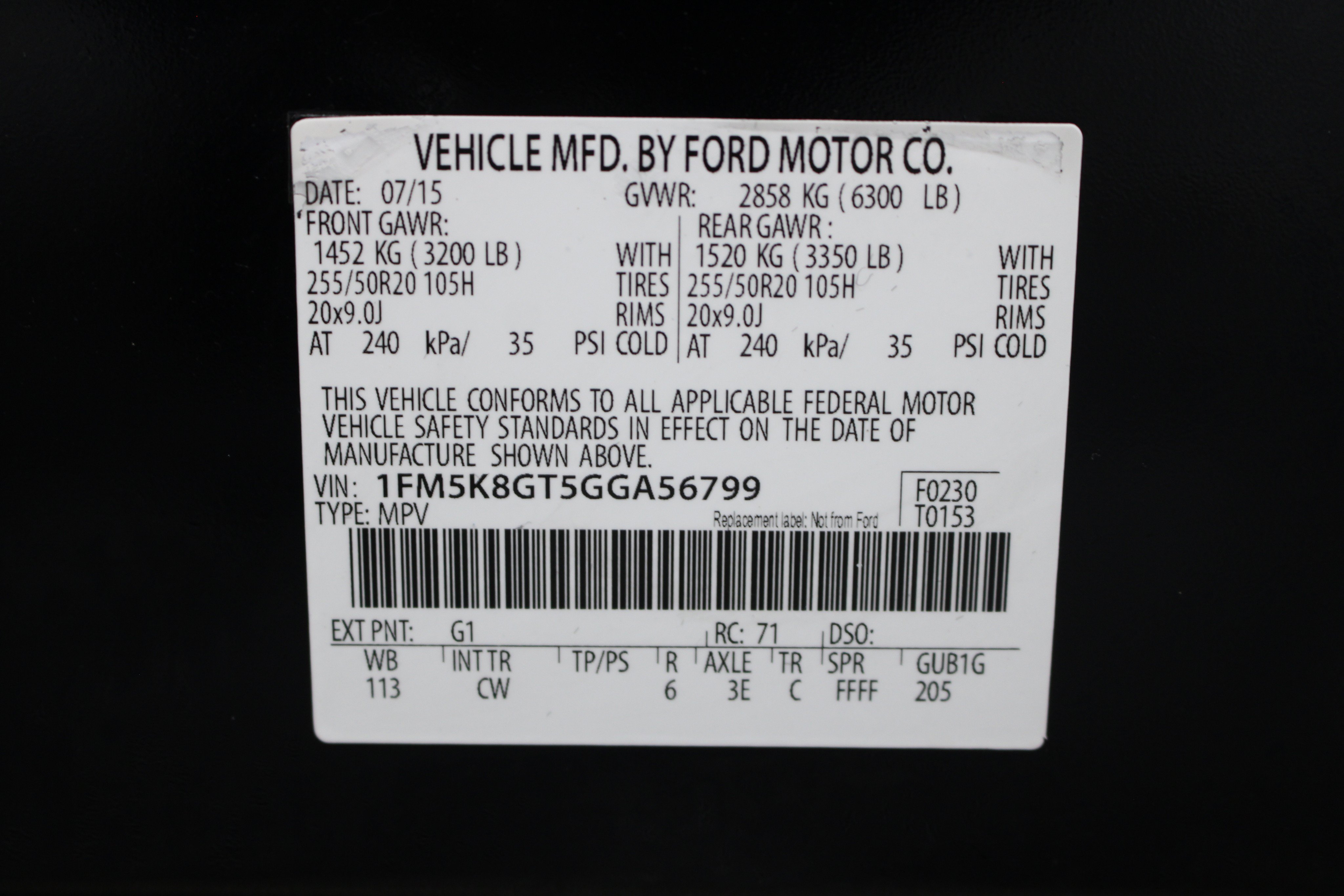 Used 2016 Ford Explorer Sport w/ Equipment Group 401A AWD/4WD image 42