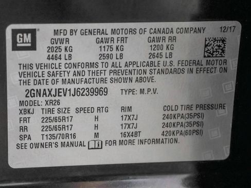Used 2018 Chevrolet Equinox LT FWD image 48