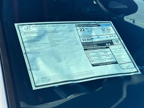 New 2026 Mercedes-Benz C 43 AMG 4MATIC Sedan image 28