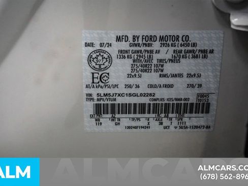 Used 2025 Lincoln Aviator Reserve w/ Equipment Group 201A AWD/4WD image 64