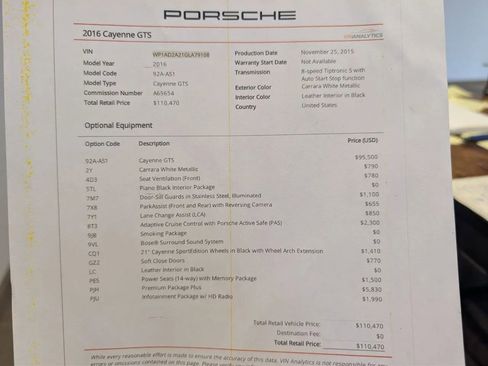 Used 2016 Porsche Cayenne GTS AWD/4WD image 33