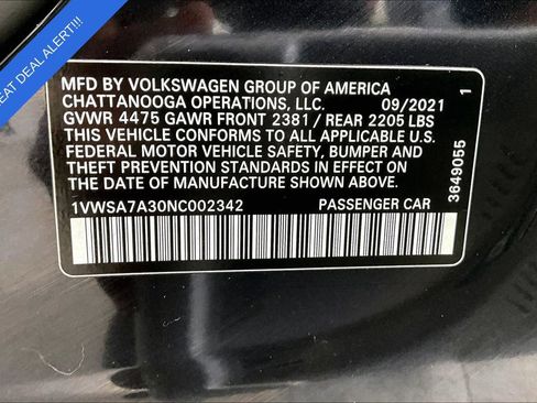 Used 2022 Volkswagen Passat 2.0T SE image 43