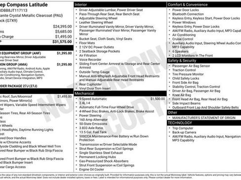 Used 2018 Jeep Compass Latitude w/ Popular Equipment Group image 10