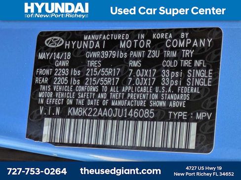 Used 2018 Hyundai Kona SEL image 43