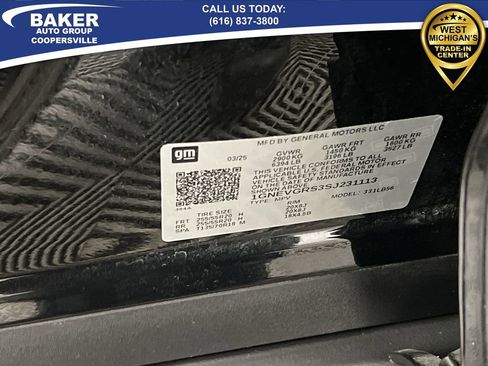 Certified 2025 Chevrolet Traverse LT w/ Sun and Wheel Package image 36