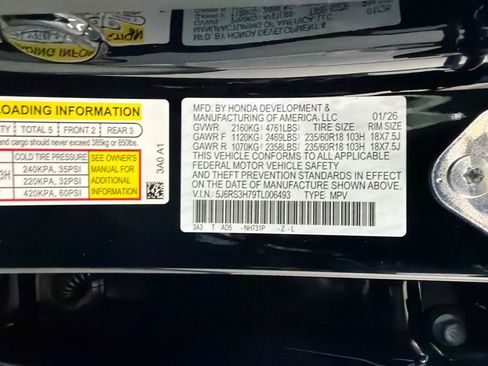 New 2026 Honda CR-V EX-L image 36