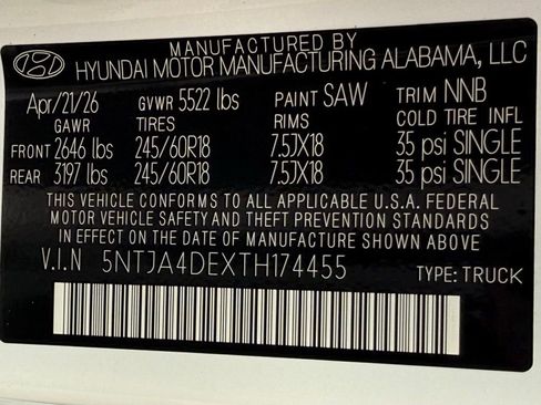 New 2026 Hyundai Santa Cruz SE FWD image 34