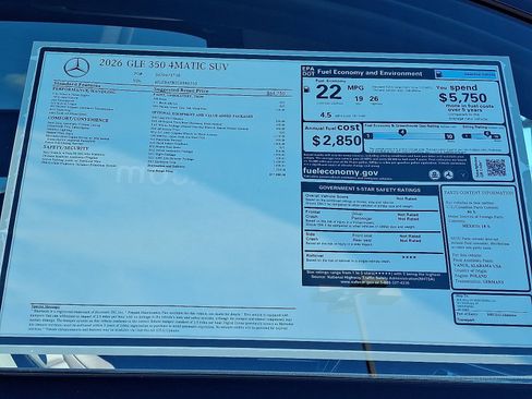 New 2026 Mercedes-Benz GLE 350 4MATIC image 19