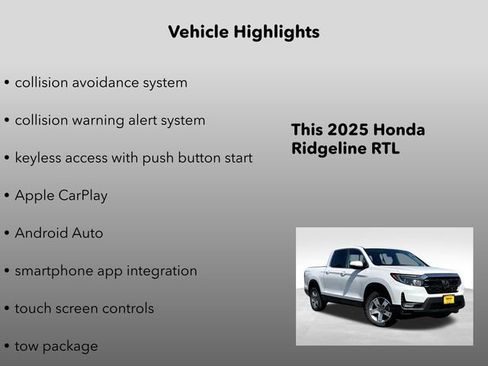 New 2025 Honda Ridgeline RTL image 10