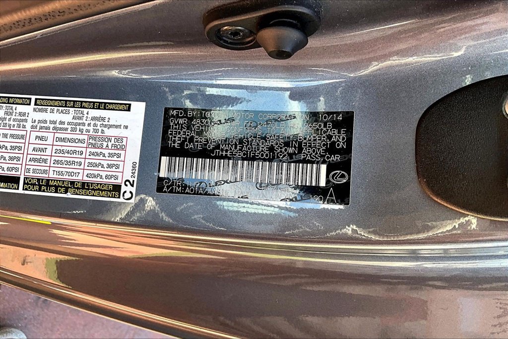 Used 2015 Lexus RC 350 w/ Luxury Package RWD image 16