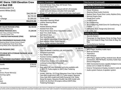 Used 2020 GMC Sierra 1500 Elevation w/ Elevation Value Package AWD/4WD image 1