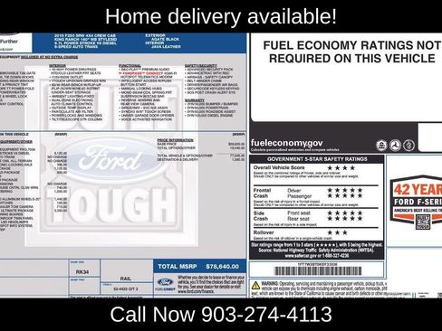 Used 2019 Ford F250 King Ranch w/ King Ranch Ultimate Package AWD/4WD image 40