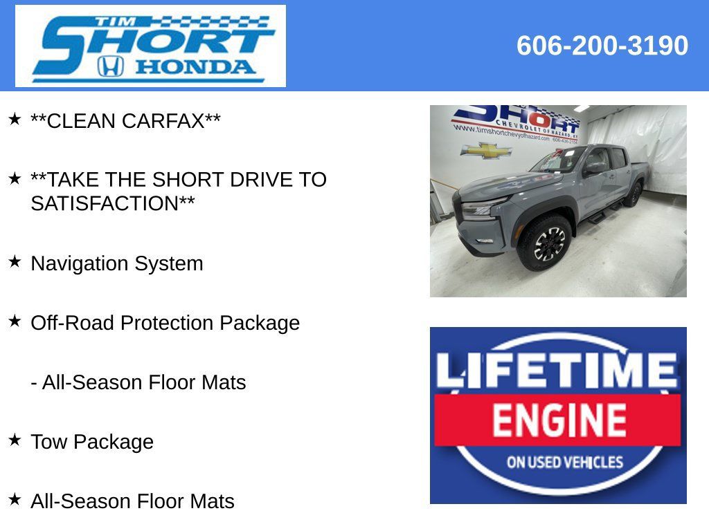 Used 2024 Nissan Frontier PRO-4X w/ Off-Road Protection Package AWD/4WD image 5