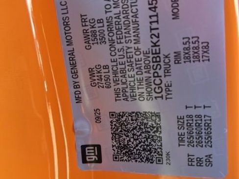 New 2026 Chevrolet Colorado W/T w/ WT Custom Package image 36