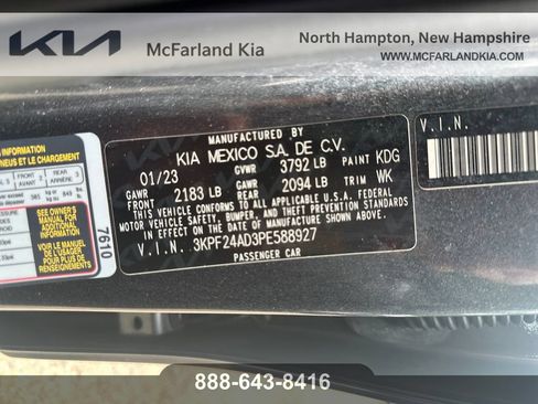 Used 2023 Kia Forte LXS FWD image 31