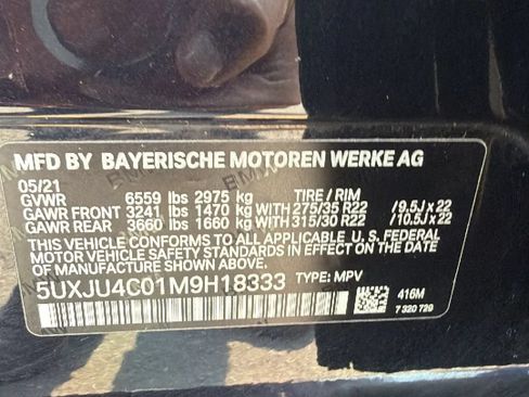 Used 2021 BMW X5 M50i w/ Executive Package AWD/4WD image 32