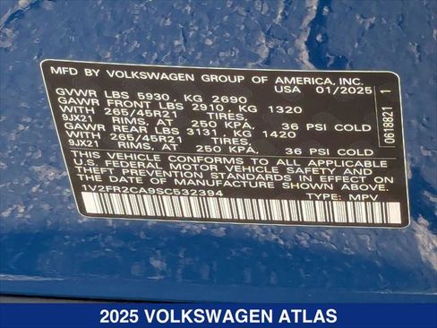 New 2025 Volkswagen Atlas SEL Premium R-Line AWD/4WD image 21