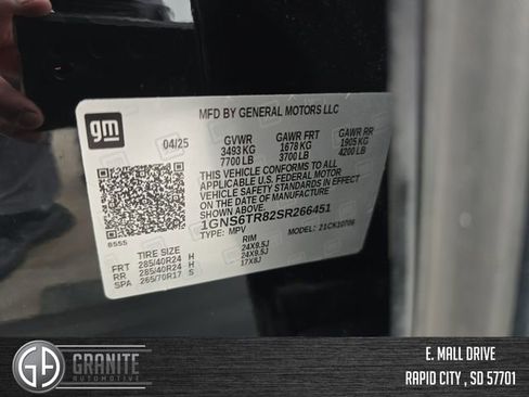 Used 2025 Chevrolet Tahoe High Country AWD/4WD image 30