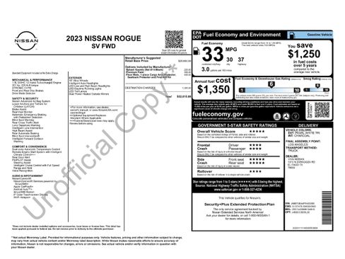 Used 2023 Nissan Rogue SV image 36