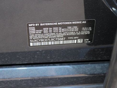 Used 2020 BMW X6 M50i w/ Executive Package image 29