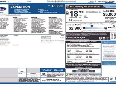 Used 2025 Ford Expedition Platinum AWD/4WD image 11