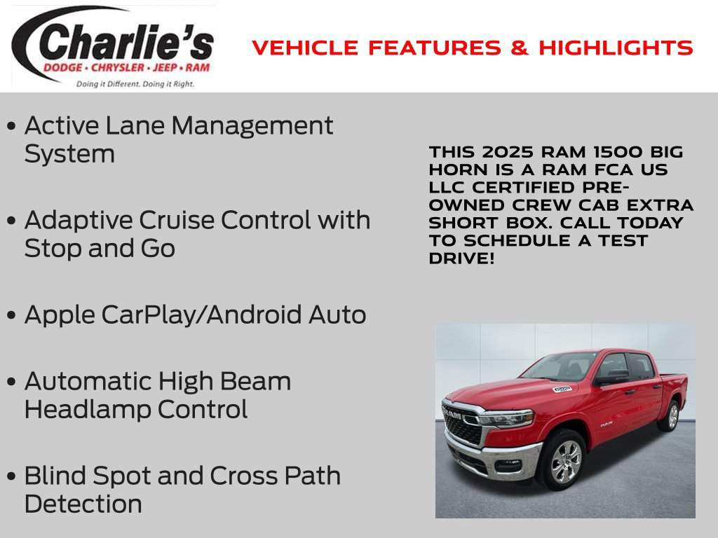 Used 2025 RAM 1500 Big Horn AWD/4WD image 7