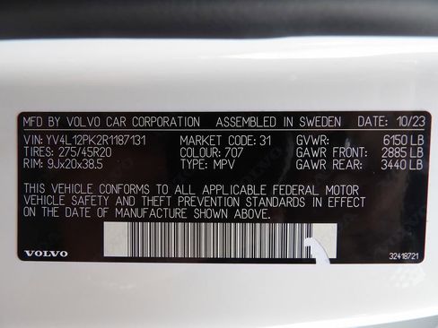 Certified 2024 Volvo XC90 B5 Core w/ Climate Package image 31